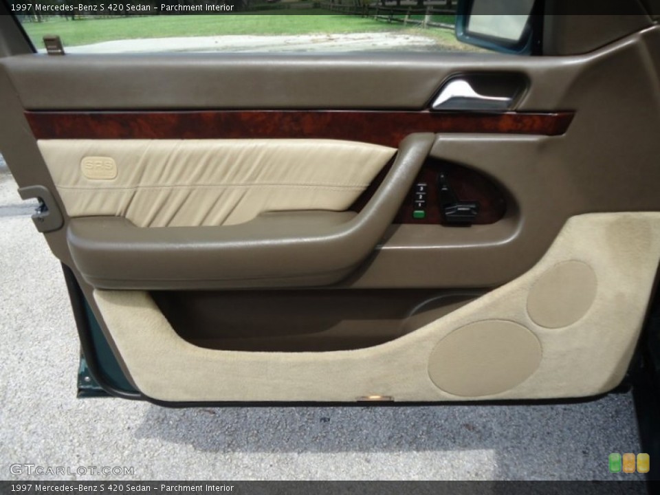 Parchment Interior Door Panel for the 1997 Mercedes-Benz S 420 Sedan #85158524
