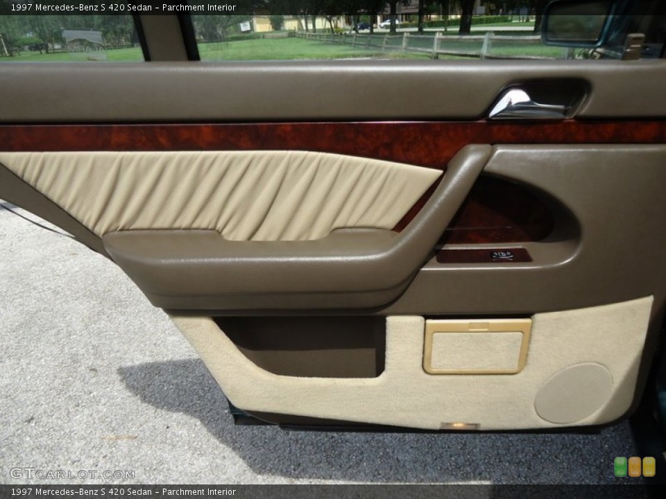 Parchment Interior Door Panel for the 1997 Mercedes-Benz S 420 Sedan #85158545