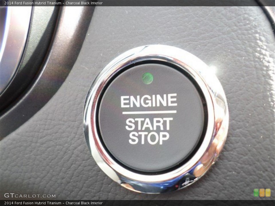 Charcoal Black Interior Controls for the 2014 Ford Fusion Hybrid Titanium #85160002