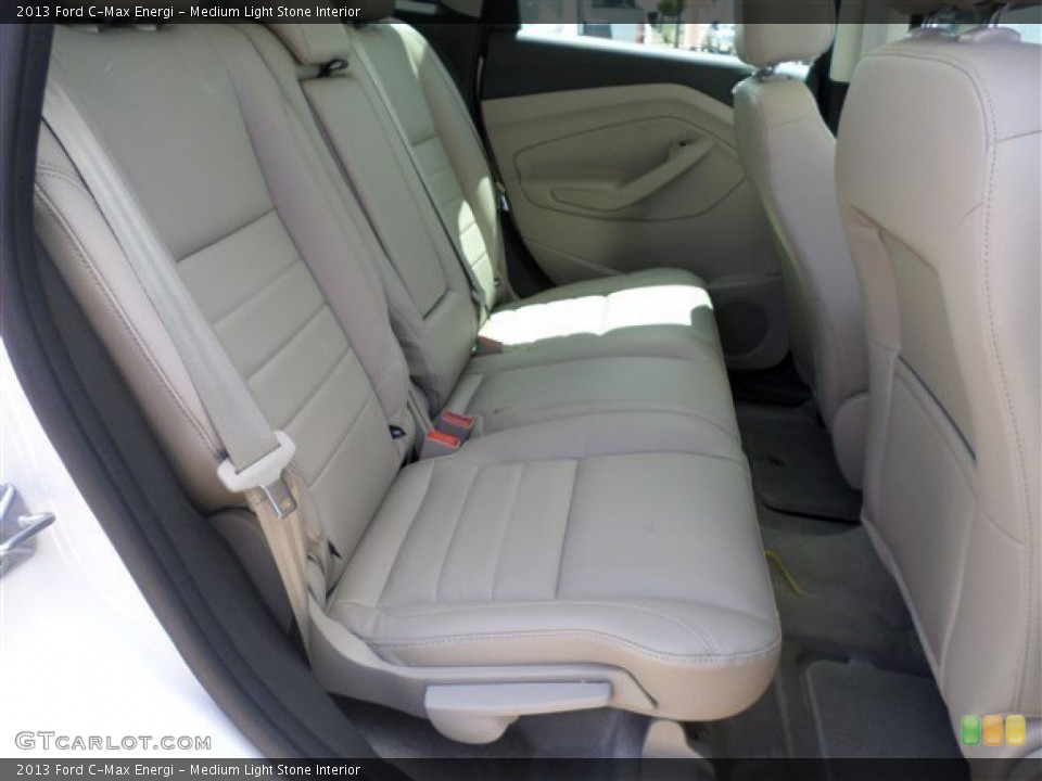 Medium Light Stone Interior Rear Seat for the 2013 Ford C-Max Energi #85165442