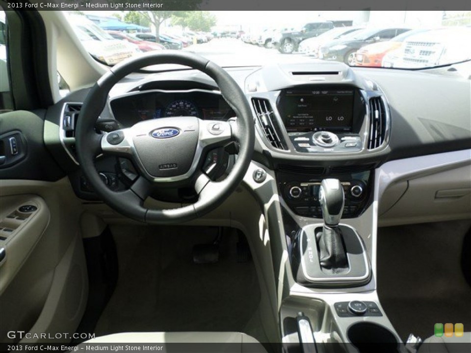 Medium Light Stone Interior Dashboard for the 2013 Ford C-Max Energi #85165487