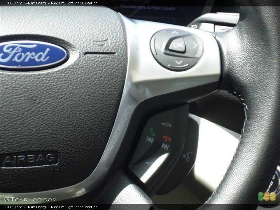 Medium Light Stone Interior Controls for the 2013 Ford C-Max Energi #85165550