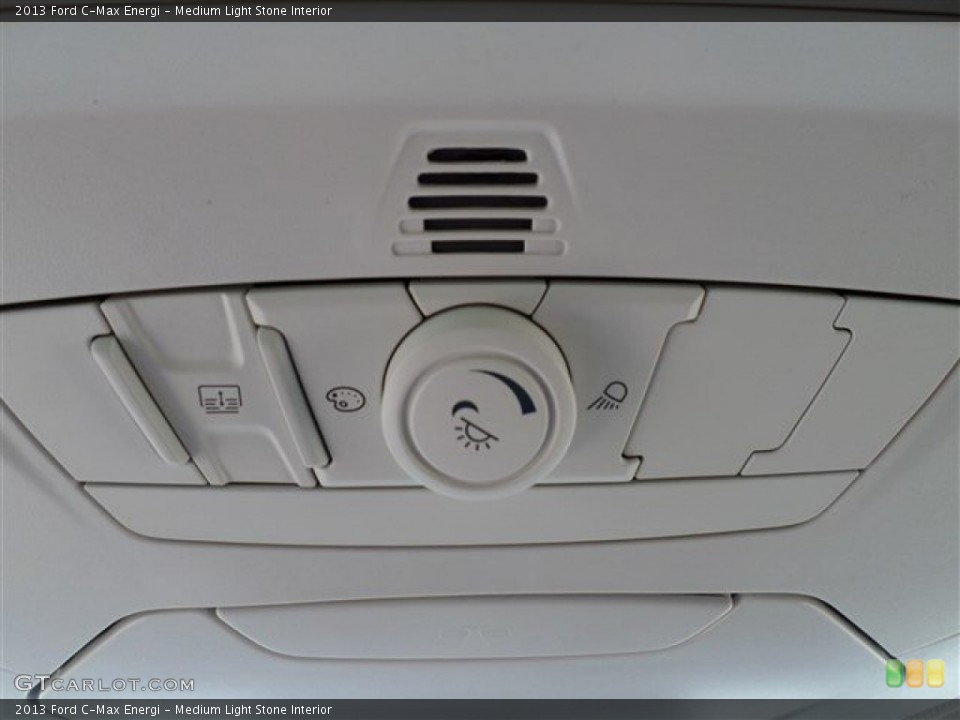 Medium Light Stone Interior Controls for the 2013 Ford C-Max Energi #85165635