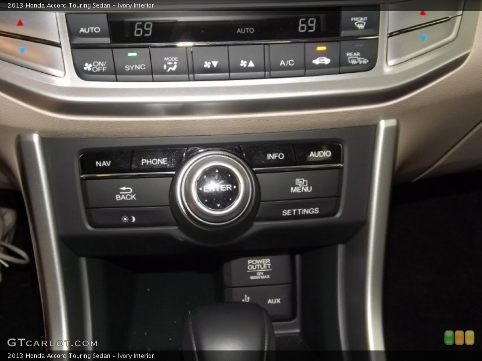 Ivory Interior Controls for the 2013 Honda Accord Touring Sedan #85168250