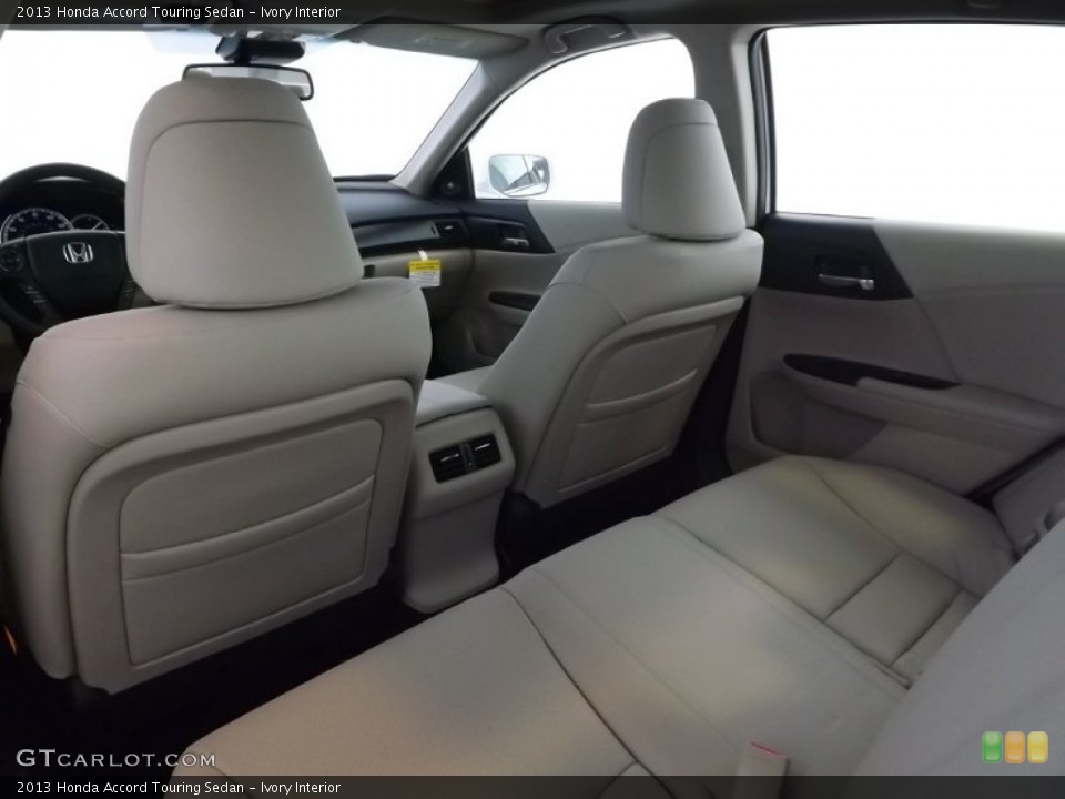 Ivory Interior Rear Seat for the 2013 Honda Accord Touring Sedan #85168451