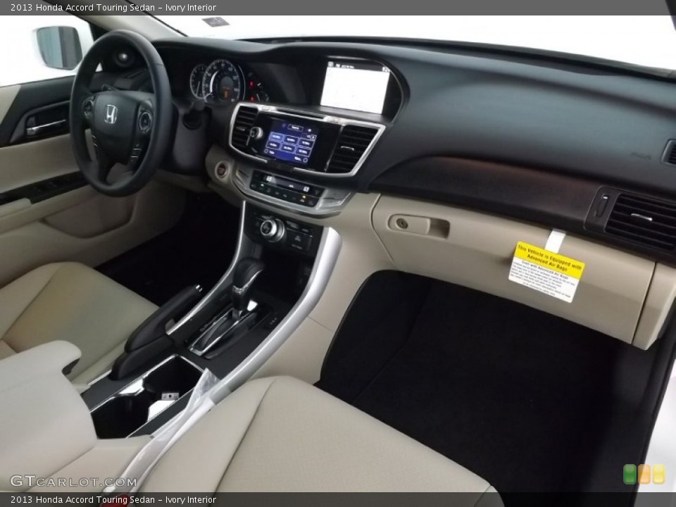 Ivory Interior Dashboard for the 2013 Honda Accord Touring Sedan #85168544