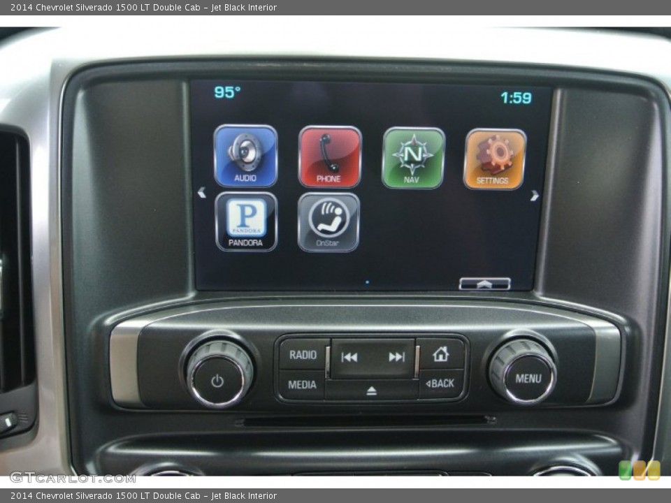 Jet Black Interior Controls for the 2014 Chevrolet Silverado 1500 LT Double Cab #85168913