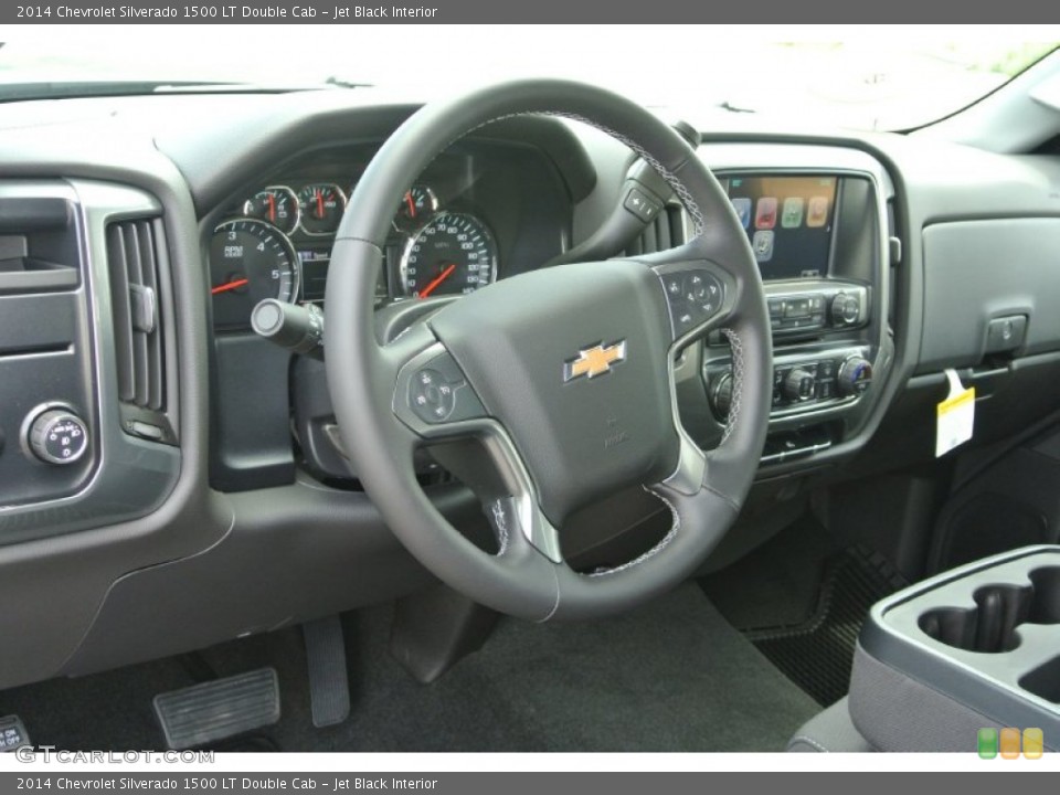 Jet Black Interior Steering Wheel for the 2014 Chevrolet Silverado 1500 LT Double Cab #85169072