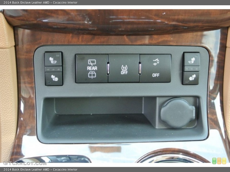 Cocaccino Interior Controls for the 2014 Buick Enclave Leather AWD #85169648