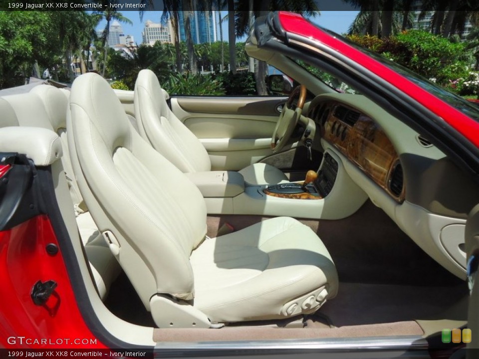 Ivory Interior Photo for the 1999 Jaguar XK XK8 Convertible #85169729