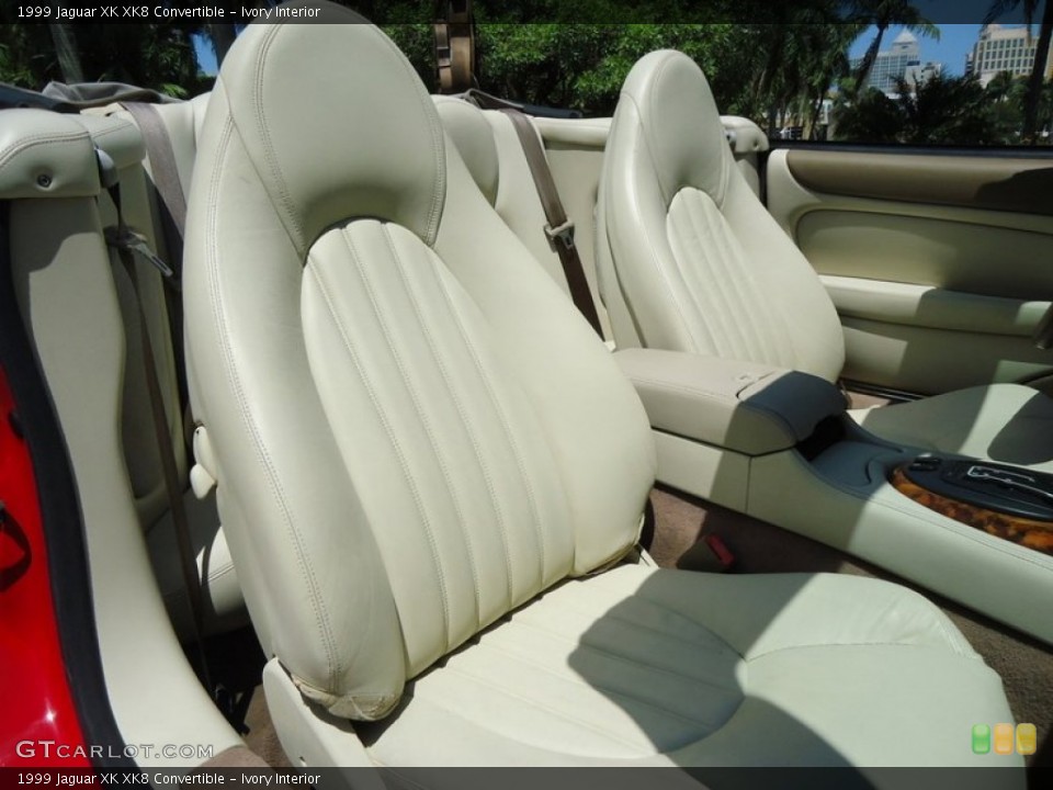 Ivory Interior Front Seat for the 1999 Jaguar XK XK8 Convertible #85169745
