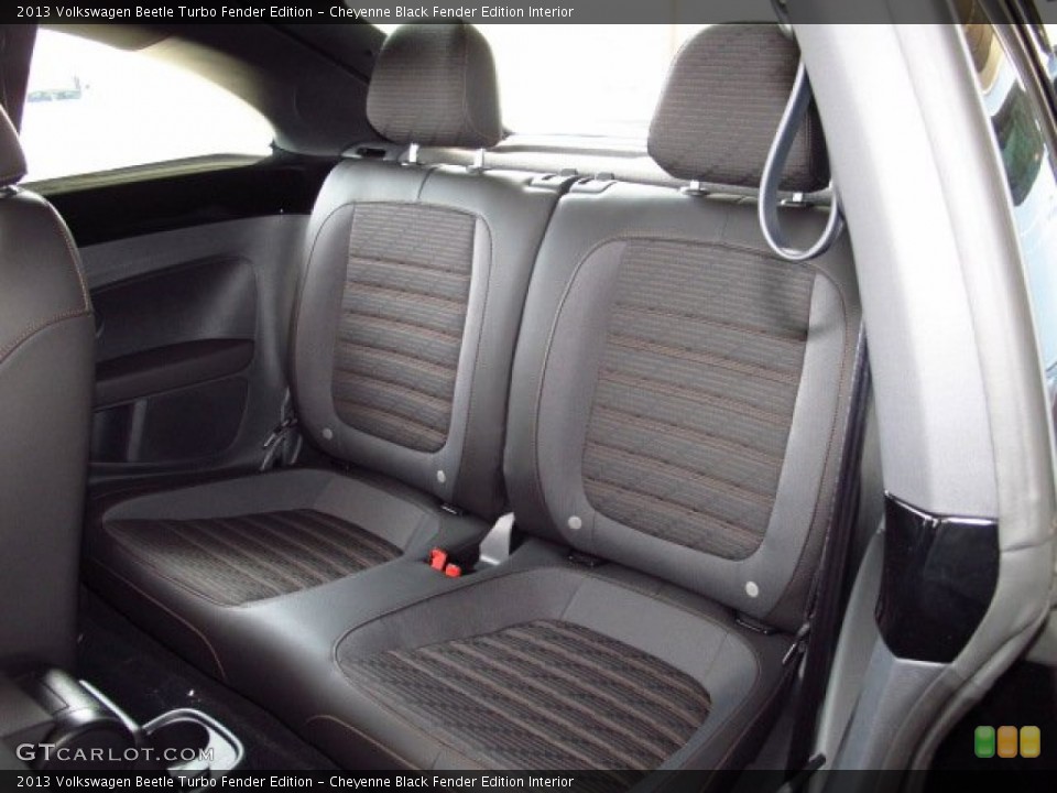 Cheyenne Black Fender Edition Interior Rear Seat for the 2013 Volkswagen Beetle Turbo Fender Edition #85169993
