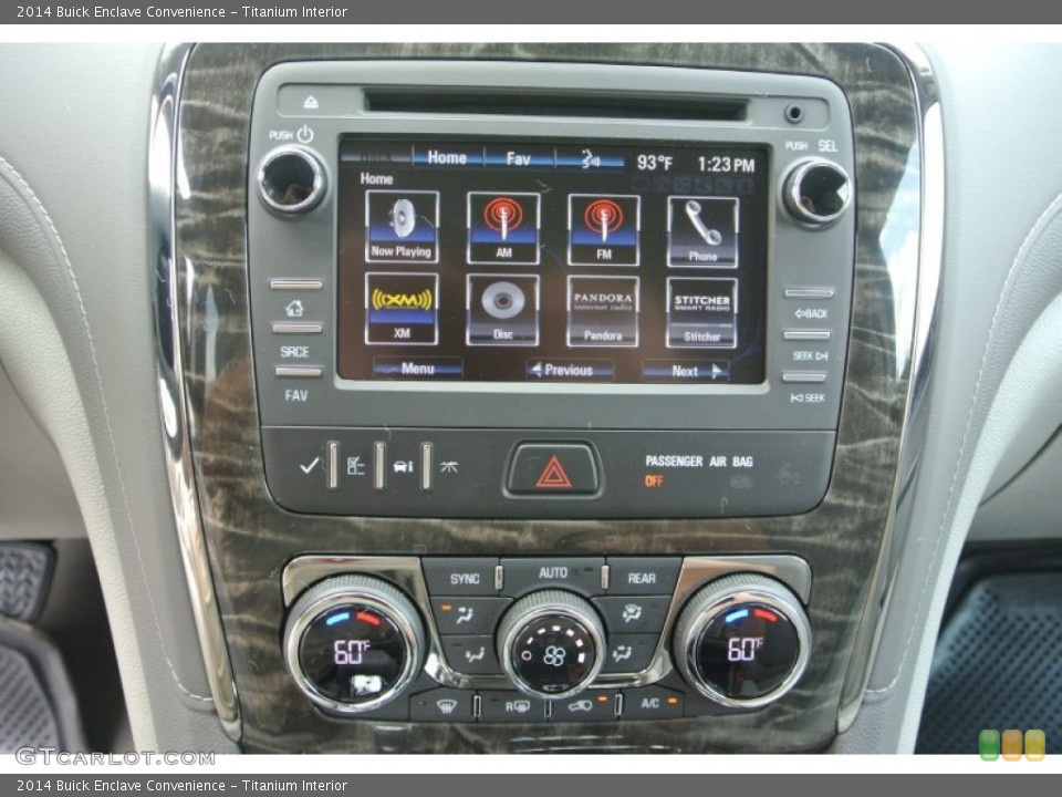 Titanium Interior Controls for the 2014 Buick Enclave Convenience #85171271