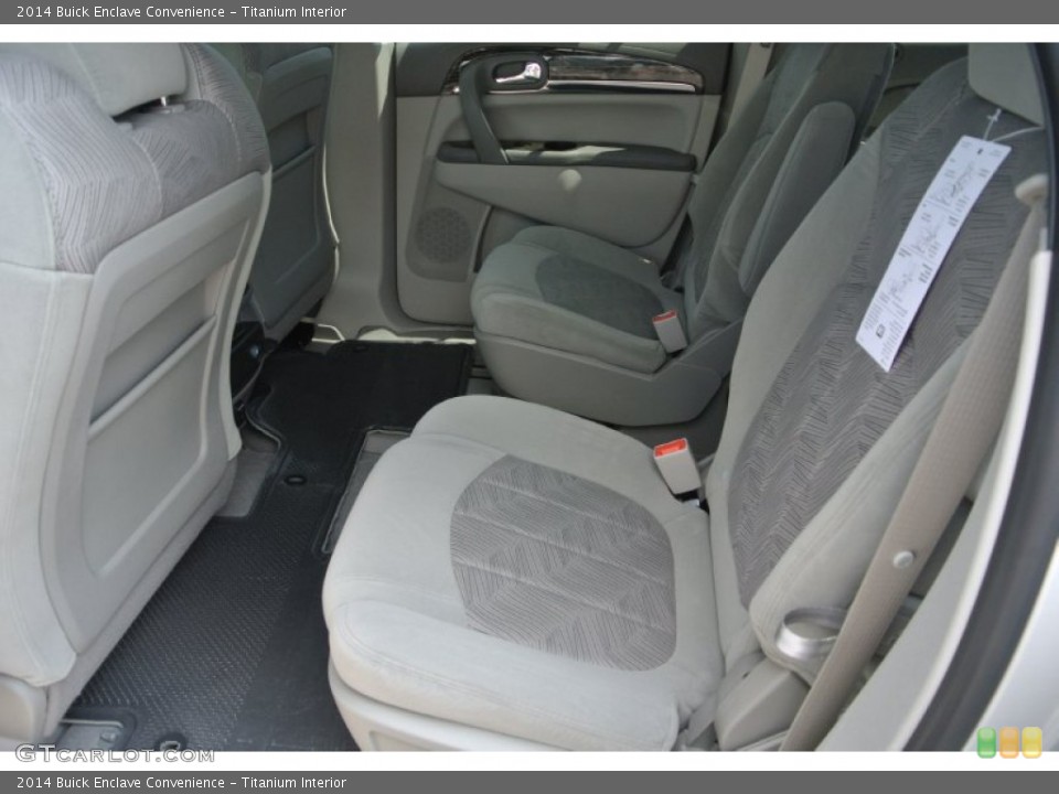 Titanium Interior Rear Seat for the 2014 Buick Enclave Convenience #85171337