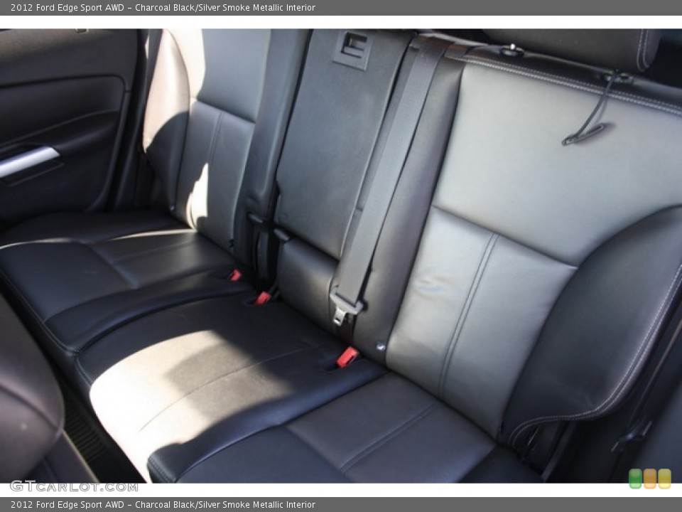 Charcoal Black/Silver Smoke Metallic Interior Rear Seat for the 2012 Ford Edge Sport AWD #85173740