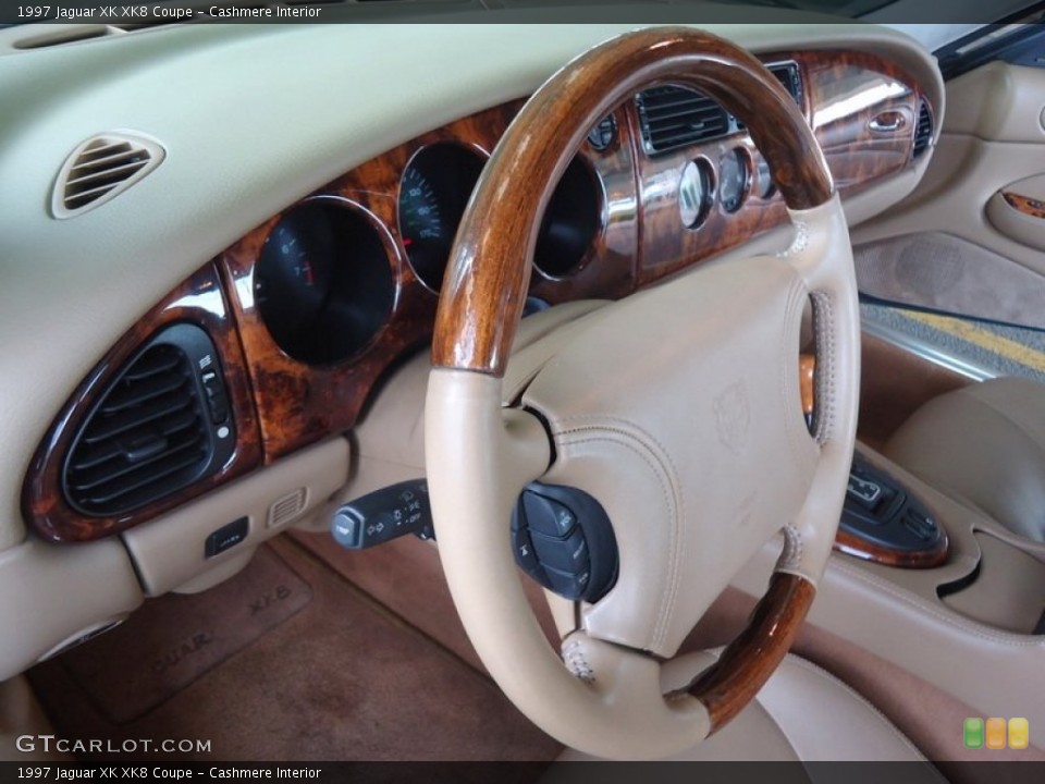 Cashmere Interior Steering Wheel for the 1997 Jaguar XK XK8 Coupe #85173788