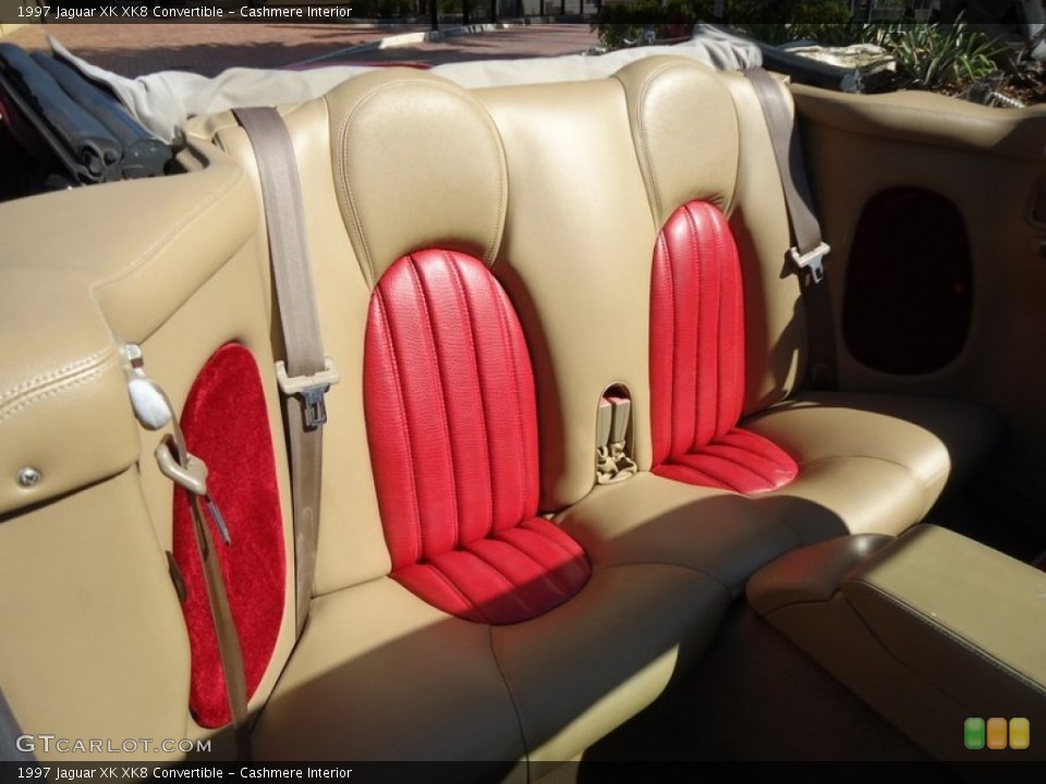 Cashmere Interior Rear Seat for the 1997 Jaguar XK XK8 Convertible #85174628