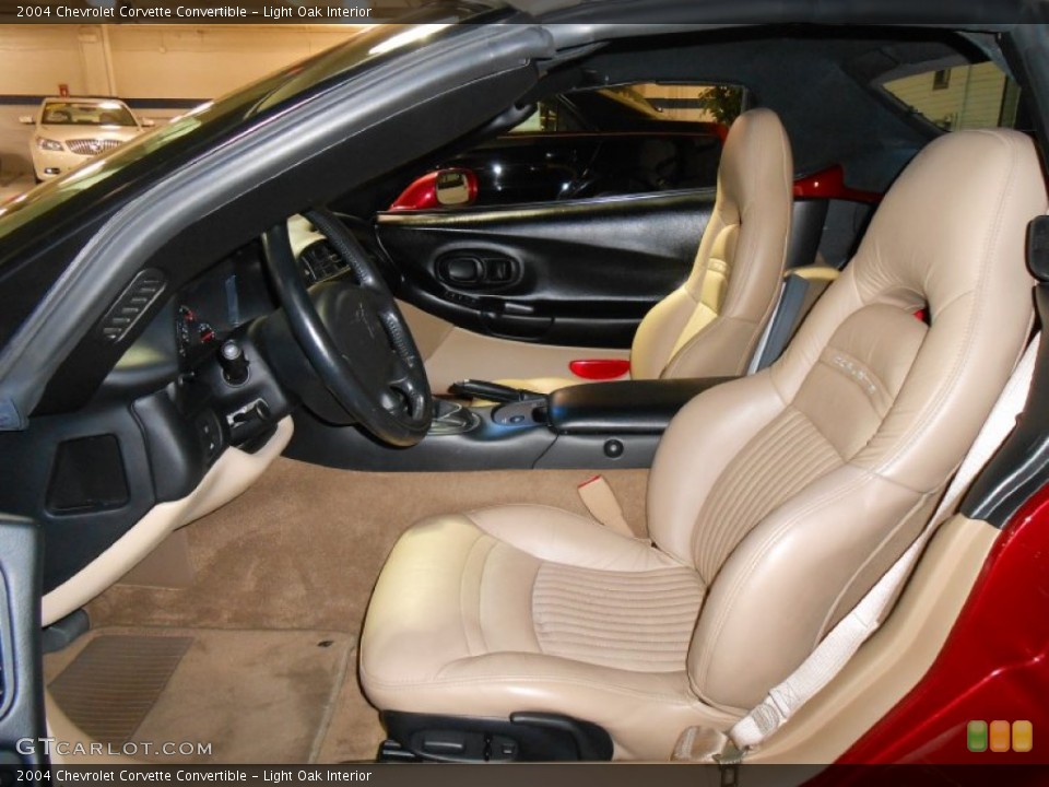 Light Oak Interior Front Seat for the 2004 Chevrolet Corvette Convertible #85176026