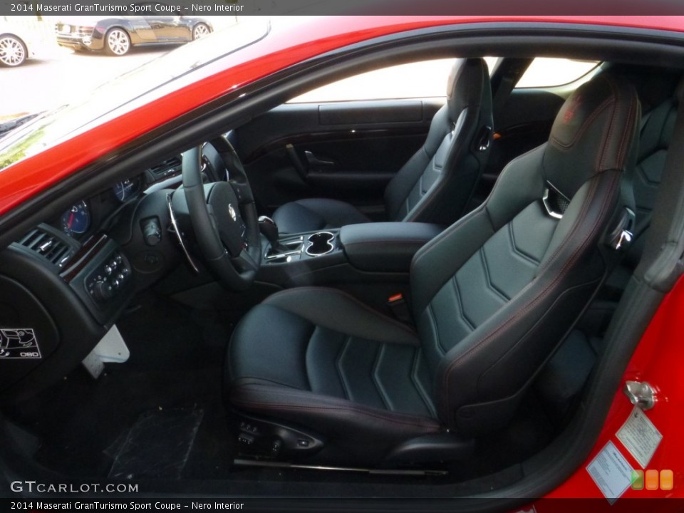 Nero Interior Front Seat for the 2014 Maserati GranTurismo Sport Coupe #85177622