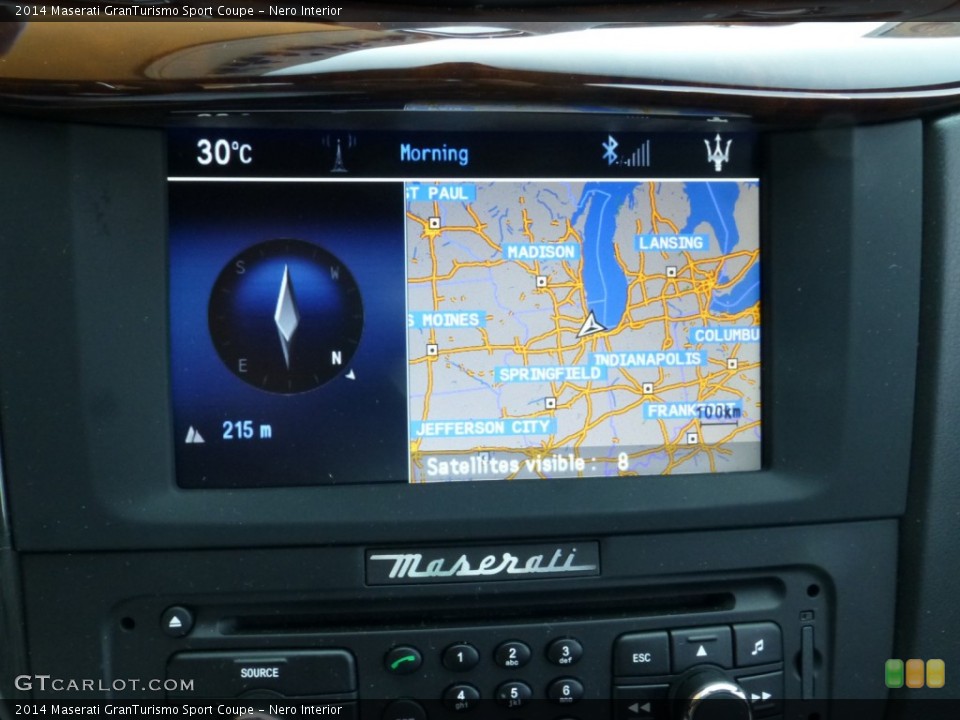 Nero Interior Navigation for the 2014 Maserati GranTurismo Sport Coupe #85177691