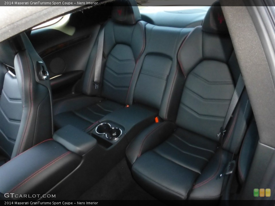 Nero Interior Rear Seat for the 2014 Maserati GranTurismo Sport Coupe #85177811