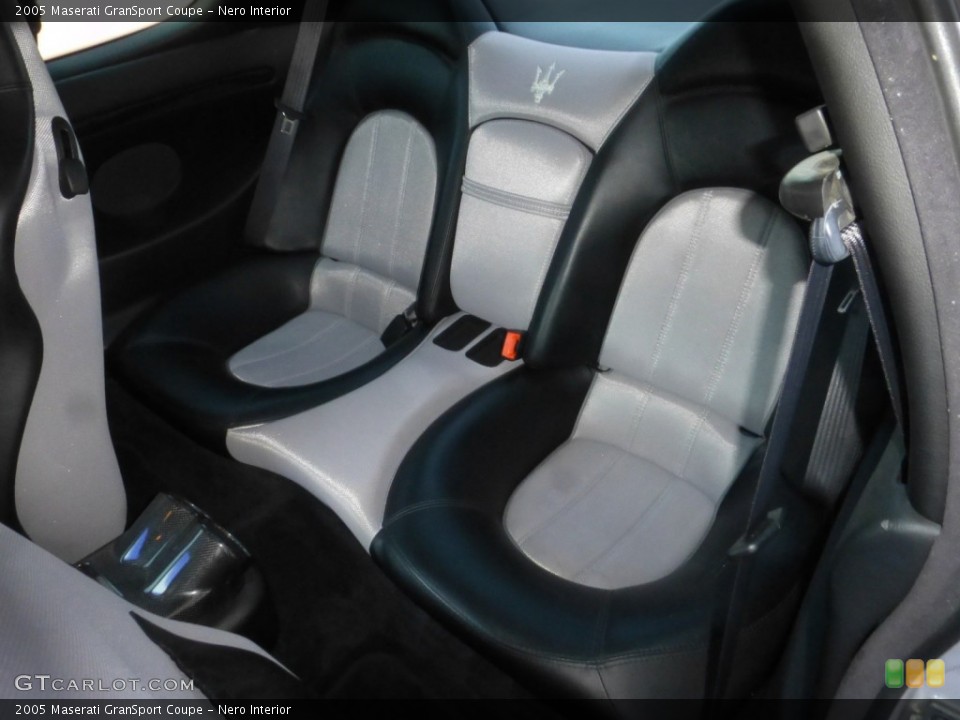 Nero Interior Rear Seat for the 2005 Maserati GranSport Coupe #85178333