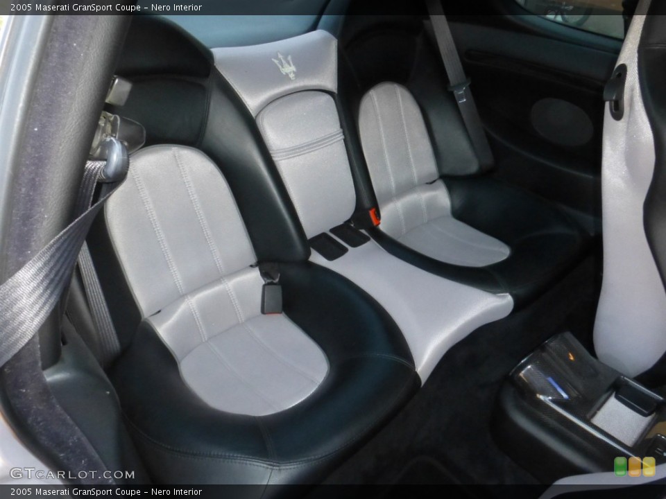 Nero Interior Rear Seat for the 2005 Maserati GranSport Coupe #85178354