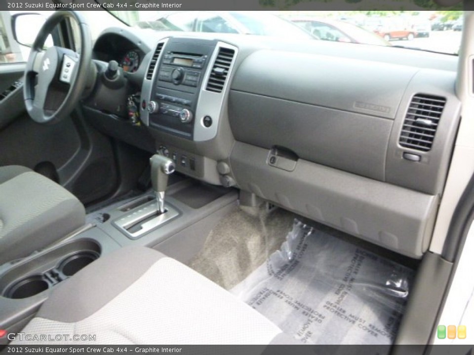 Graphite Interior Dashboard for the 2012 Suzuki Equator Sport Crew Cab 4x4 #85178690