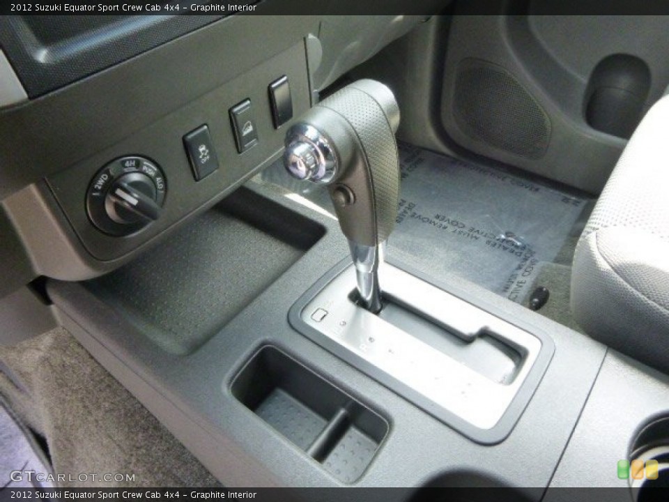 Graphite Interior Transmission for the 2012 Suzuki Equator Sport Crew Cab 4x4 #85178780