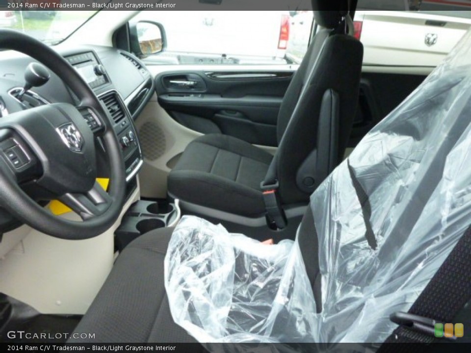 Black/Light Graystone Interior Photo for the 2014 Ram C/V Tradesman #85179155