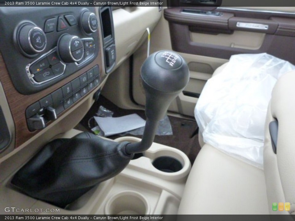 Canyon Brown/Light Frost Beige Interior Transmission for the 2013 Ram 3500 Laramie Crew Cab 4x4 Dually #85180034