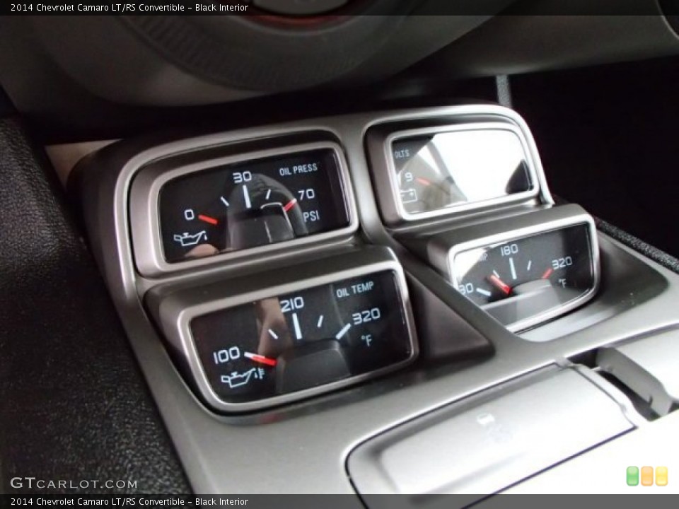 Black Interior Gauges for the 2014 Chevrolet Camaro LT/RS Convertible #85182455