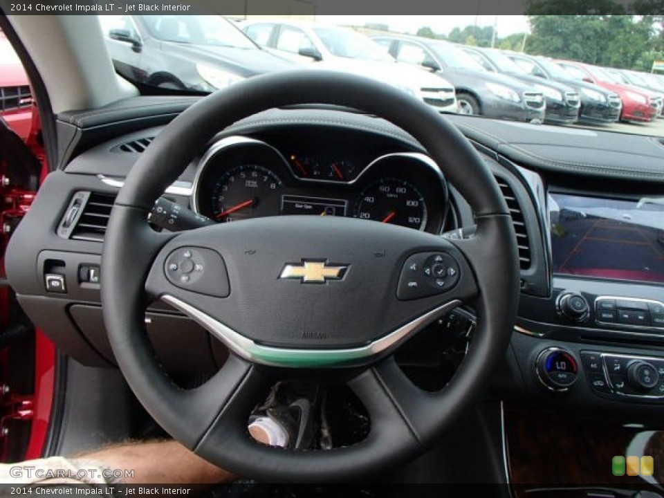 Jet Black Interior Steering Wheel for the 2014 Chevrolet Impala LT #85183067