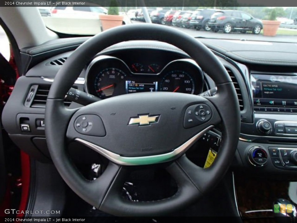 Jet Black Interior Steering Wheel for the 2014 Chevrolet Impala LT #85183196