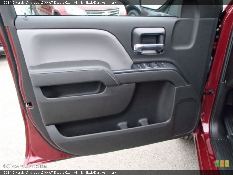 Jet Black/Dark Ash Interior Door Panel for the 2014 Chevrolet Silverado 1500 WT Double Cab 4x4 #85183295