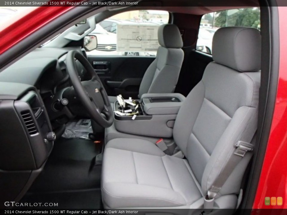 Jet Black/Dark Ash Interior Front Seat for the 2014 Chevrolet Silverado 1500 WT Regular Cab #85183352