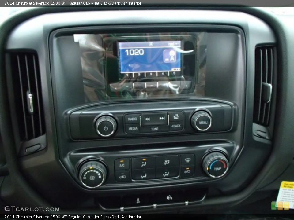 Jet Black/Dark Ash Interior Controls for the 2014 Chevrolet Silverado 1500 WT Regular Cab #85183361
