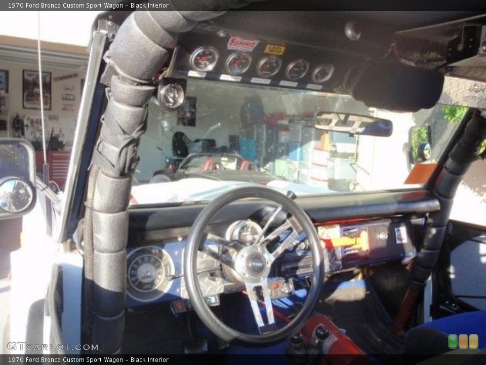 Black Interior Dashboard for the 1970 Ford Bronco Custom Sport Wagon #85185416