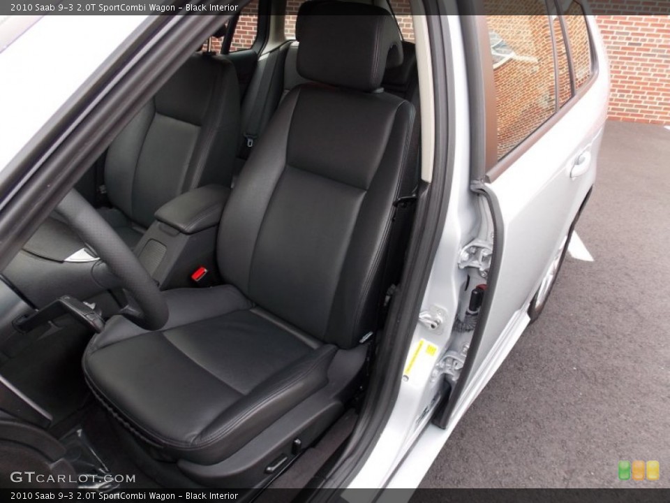 Black Interior Front Seat for the 2010 Saab 9-3 2.0T SportCombi Wagon #85188023