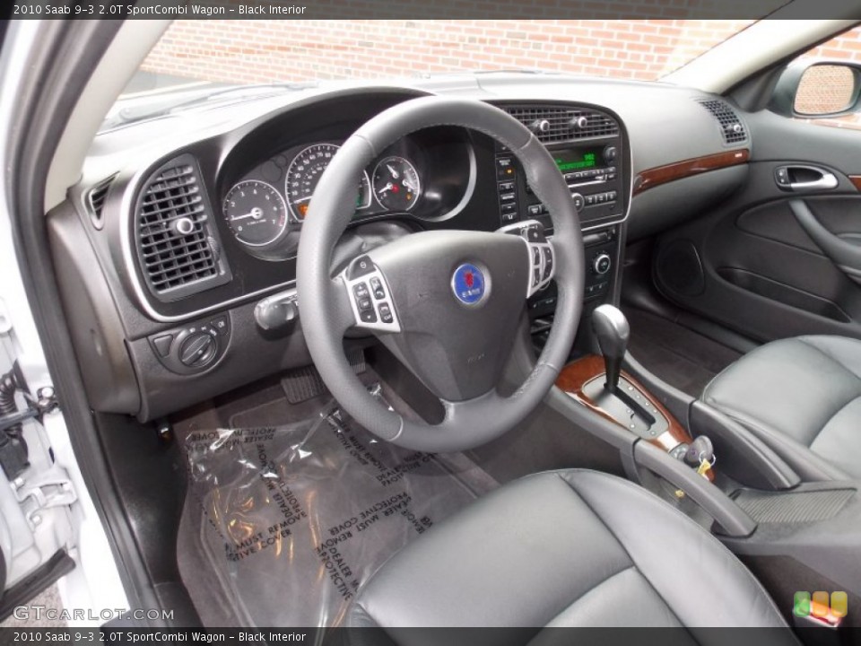 Black Interior Photo for the 2010 Saab 9-3 2.0T SportCombi Wagon #85188074