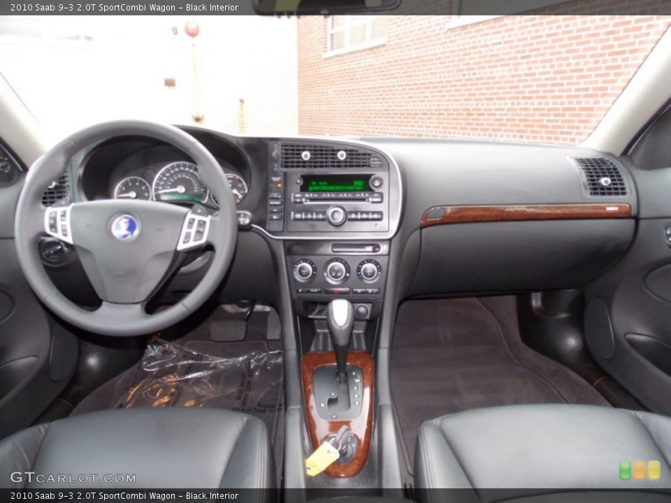 Black Interior Dashboard for the 2010 Saab 9-3 2.0T SportCombi Wagon #85188098