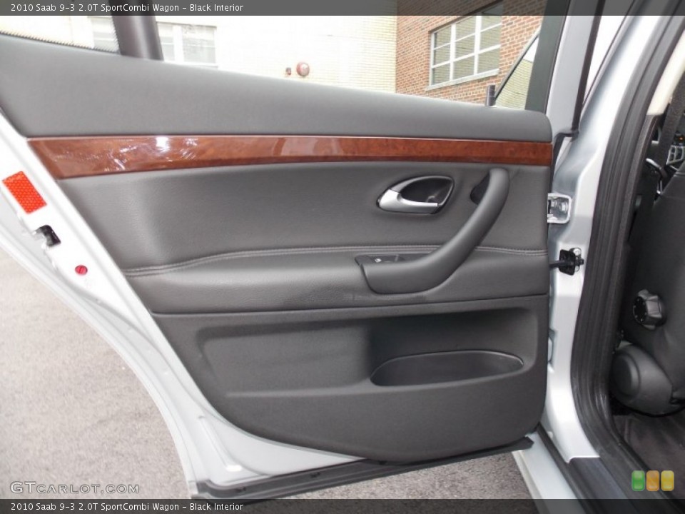 Black Interior Door Panel for the 2010 Saab 9-3 2.0T SportCombi Wagon #85188146