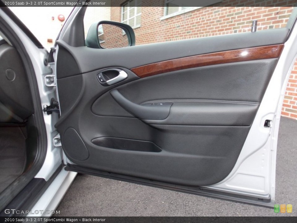 Black Interior Door Panel for the 2010 Saab 9-3 2.0T SportCombi Wagon #85188215