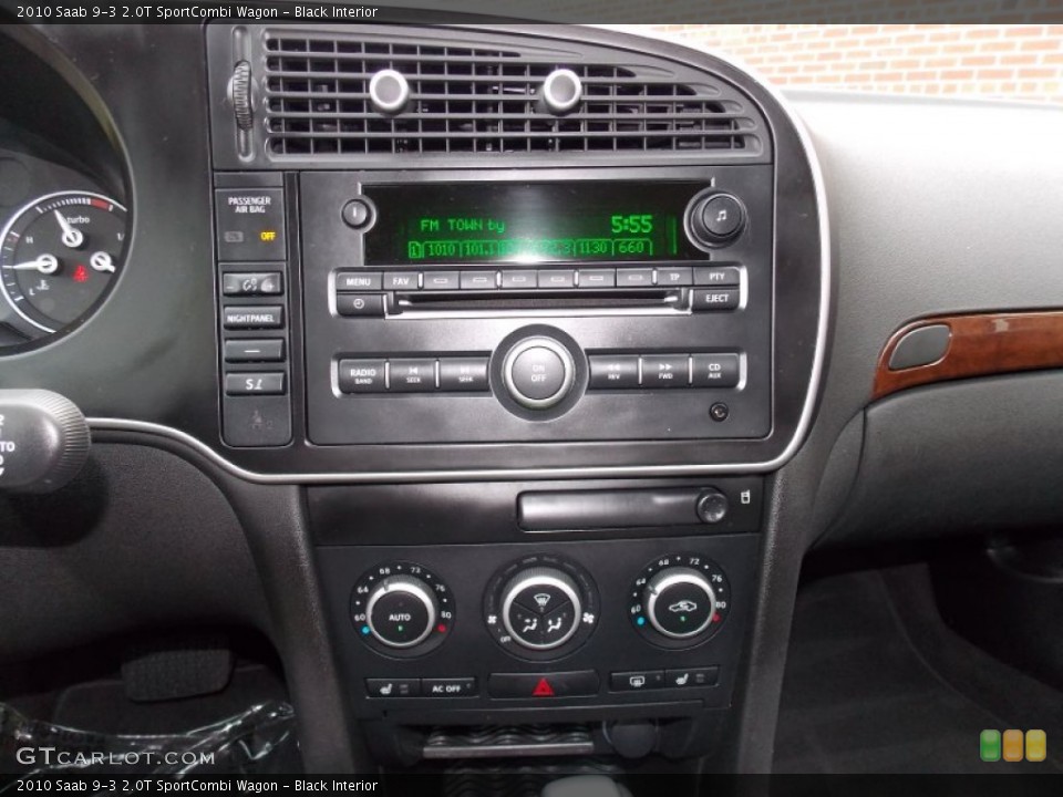Black Interior Controls for the 2010 Saab 9-3 2.0T SportCombi Wagon #85188512