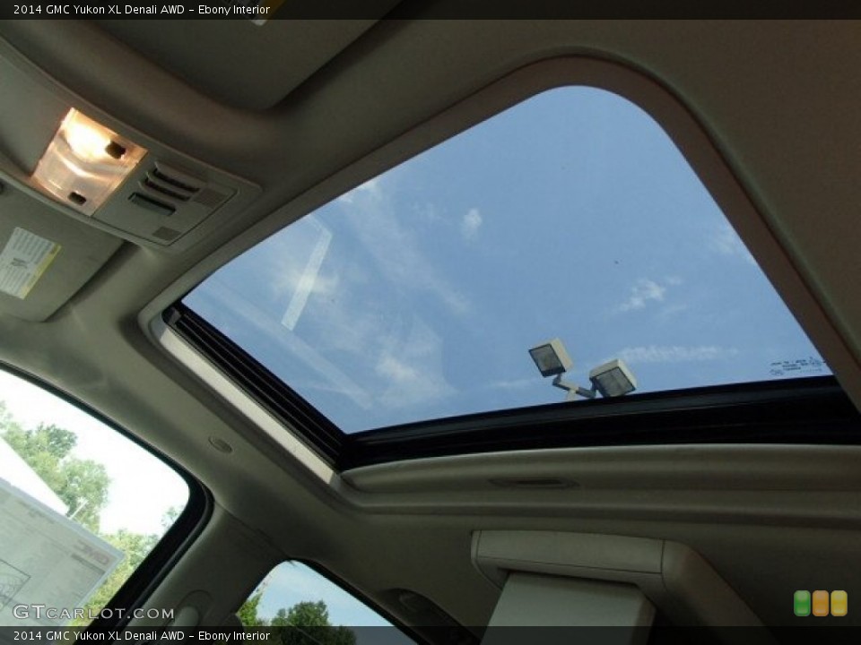 Ebony Interior Sunroof for the 2014 GMC Yukon XL Denali AWD #85191107