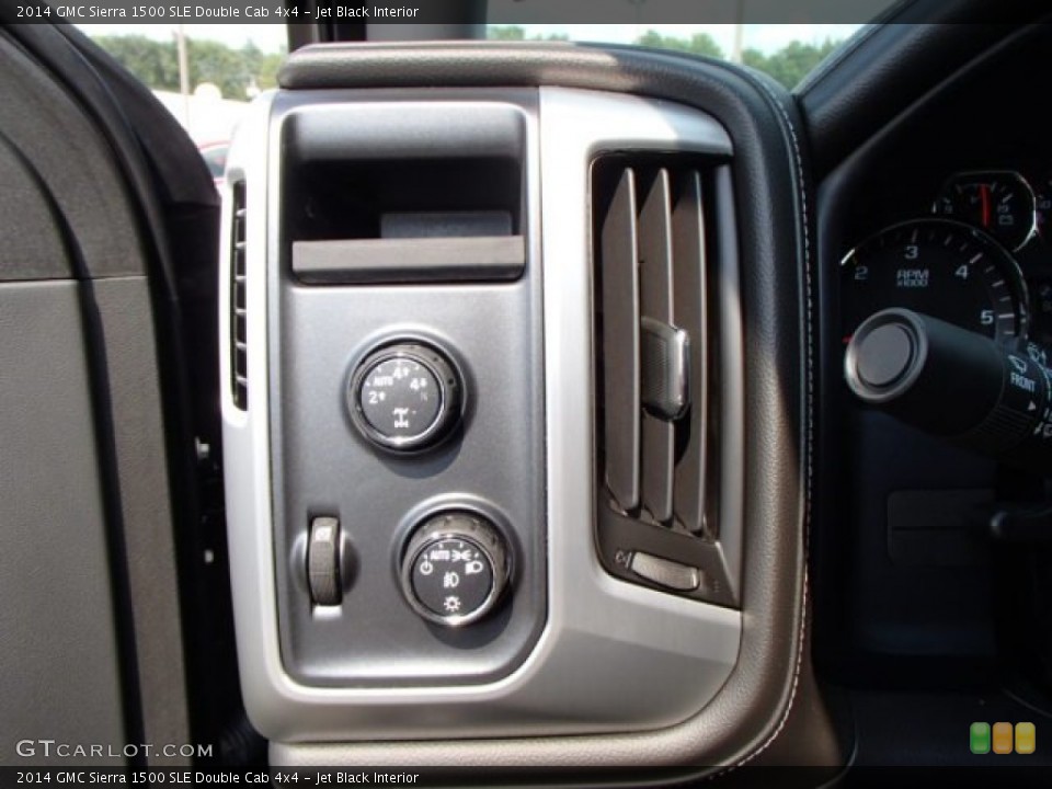 Jet Black Interior Controls for the 2014 GMC Sierra 1500 SLE Double Cab 4x4 #85192918