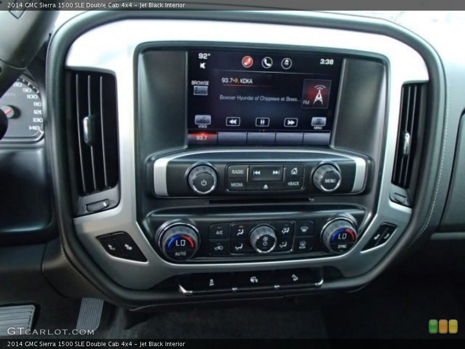 Jet Black Interior Controls for the 2014 GMC Sierra 1500 SLE Double Cab 4x4 #85192937