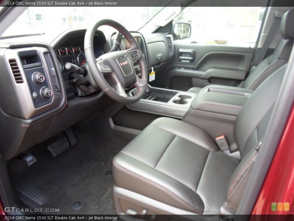 Jet Black Interior Photo for the 2014 GMC Sierra 1500 SLT Double Cab 4x4 #85194449
