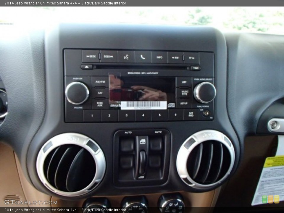 Black/Dark Saddle Interior Audio System for the 2014 Jeep Wrangler Unlimited Sahara 4x4 #85194479