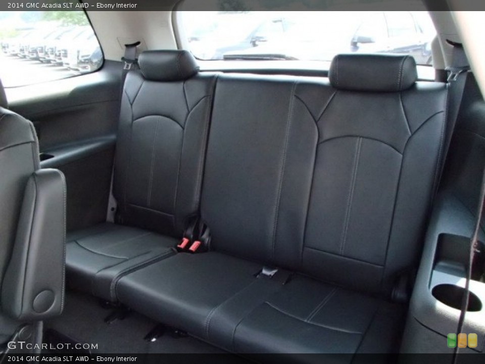 Ebony Interior Rear Seat for the 2014 GMC Acadia SLT AWD #85194744